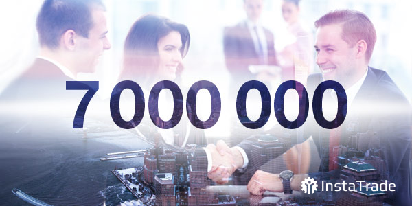 7.000.000 de traders em todo o mundo escolhem a InstaTrade